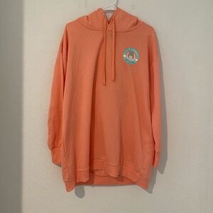 Love & Pineapples Vibrant Orange Hoodie
